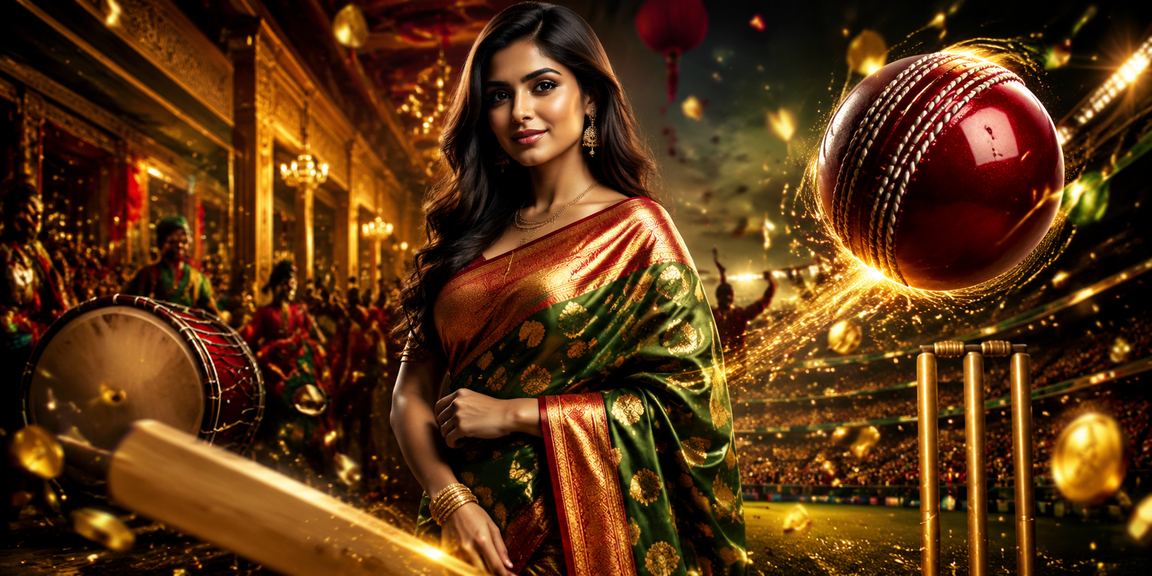 সিলেটে ক্রিকেট বেটিং — শাড়ি পরিহিত মডেল 600d মোবাইলে দেখছেন